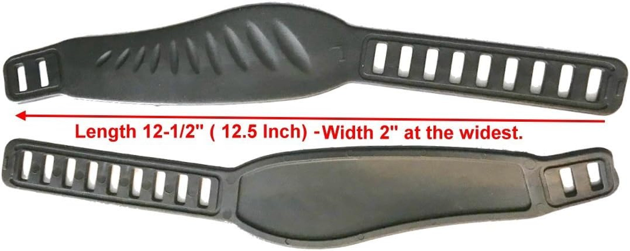 Life Fitness Stationary Bikes Long Pedal Straps (Pair) | (2" W X 12-1/2" L) Univ