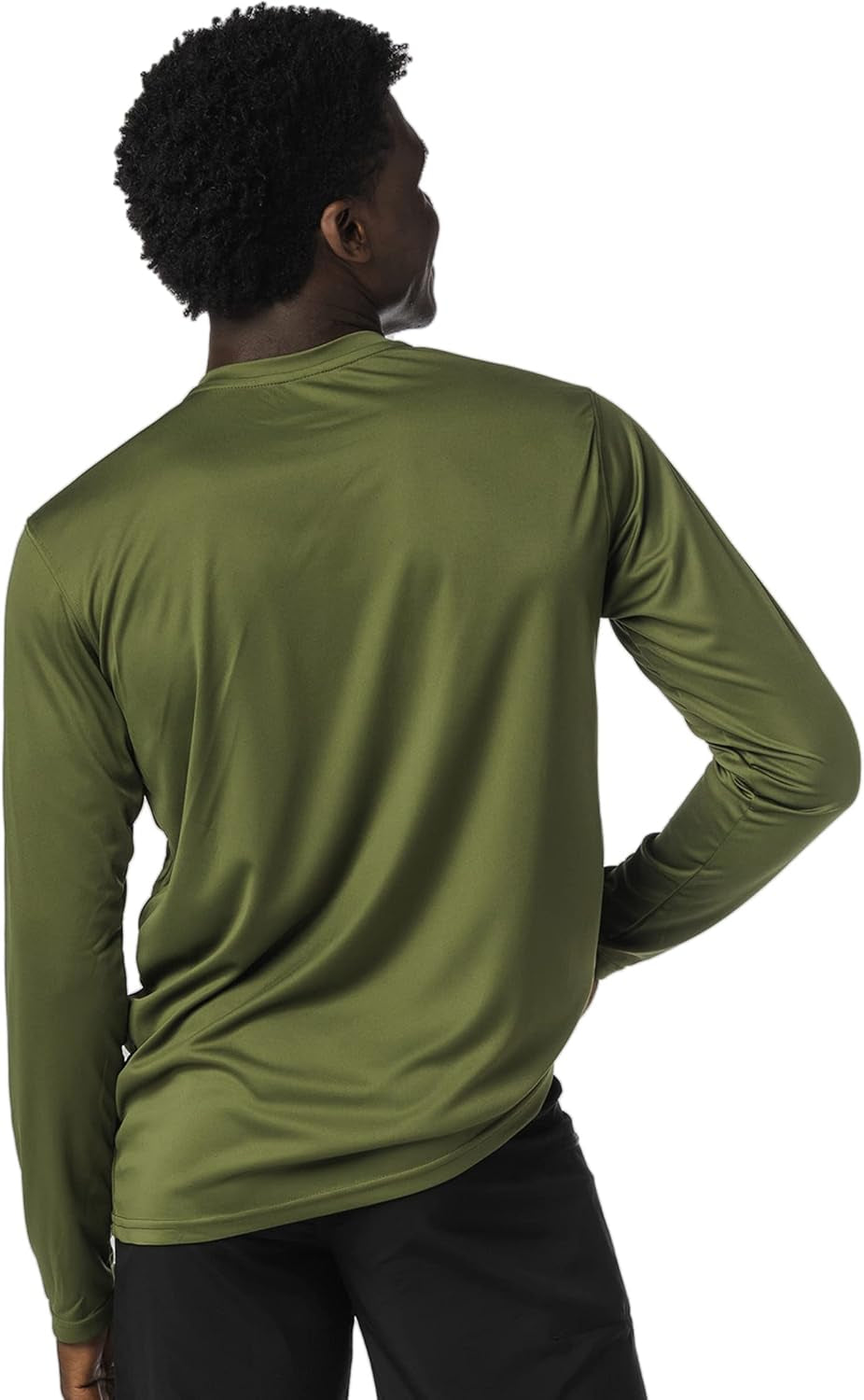 Men'S Outdoor UPF 50+ Long Sleeve T-Shirt, UV Sun Protection for Fishing, Running, Hiking, Swimming